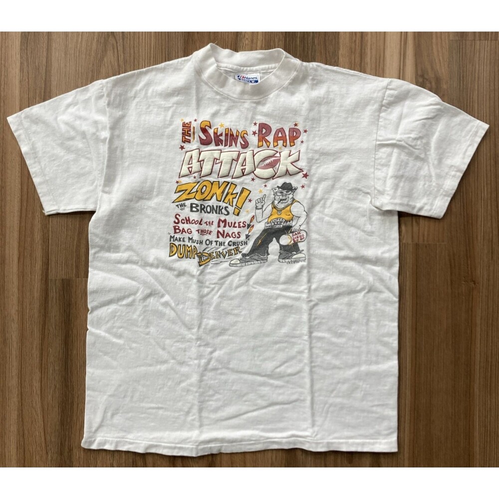 Washington Redskins Super Bowl XXII Men’s T-Shirt (Size L) Vintage • Commanders